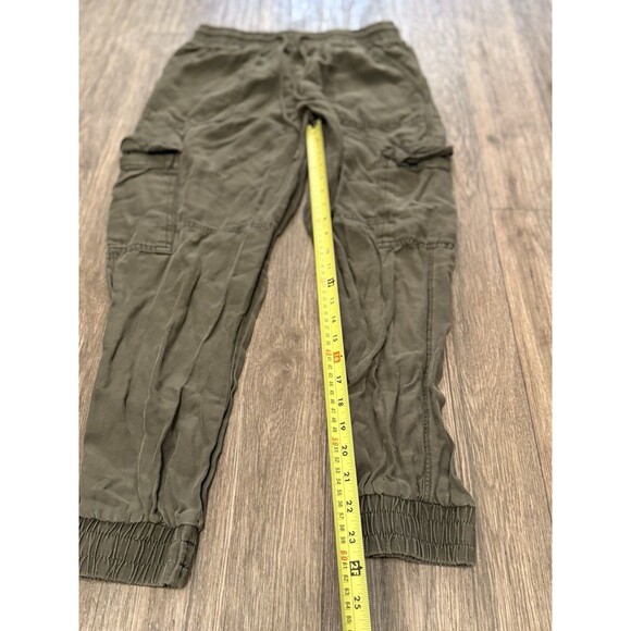 GARAGE Cargo Jogger Pants Women S Green Tapered Activewear Casual-Stylish-Fun - Picture 3 of 9
